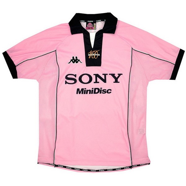 Camisetas Juventus Segunda equipo Retro 1997 1998 Rosa
